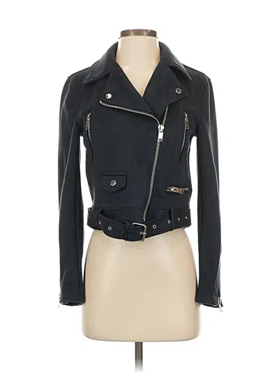 Pre-owned Zara Basic Jacket In Black