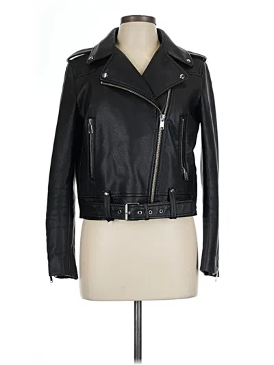 Pre-owned Zara Basic Jacket In Black