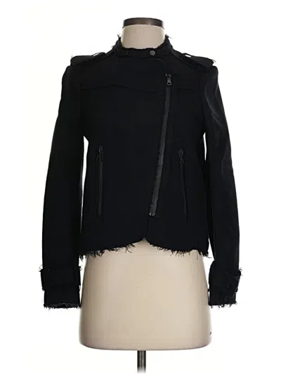 Pre-owned Zara Basic Jacket In Black