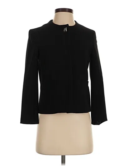 Pre-owned Zara Basic Jacket In Black