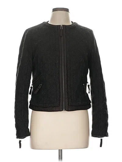 Pre-owned Zara Basic Jacket In Black