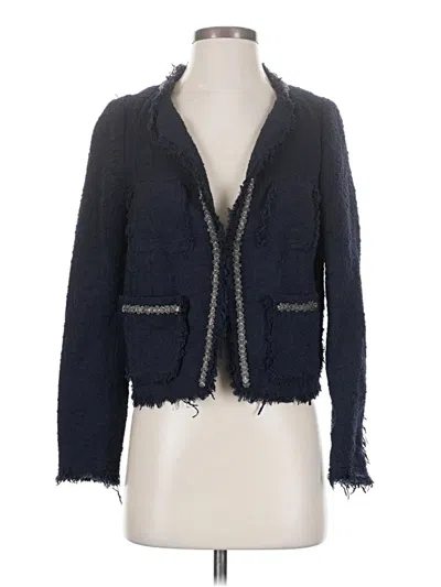 Pre-owned Zara Basic Jacket In Blue