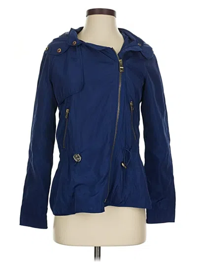 Pre-owned Zara Basic Jacket In Blue