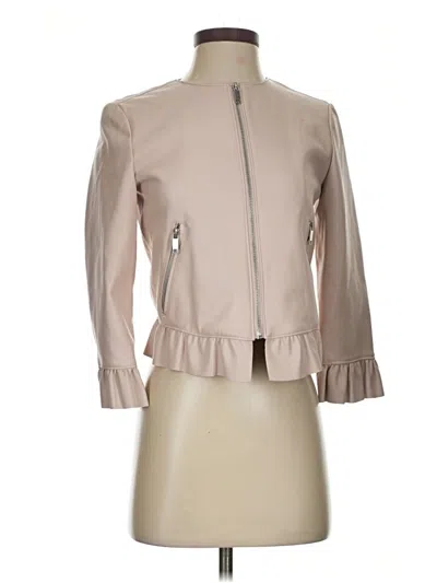 Pre-owned Zara Basic Jacket In Brown