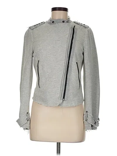 Pre-owned Zara Basic Jacket In Gray