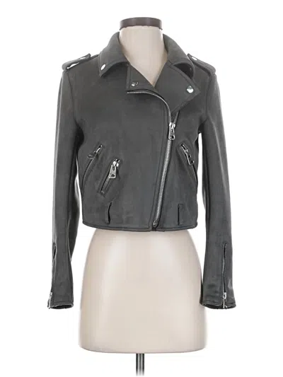 Pre-owned Zara Basic Jacket In Gray