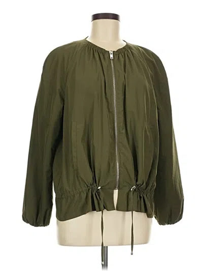 Pre-owned Zara Basic Jacket In Green