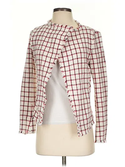 Pre-owned Zara Basic Jacket In Ivory