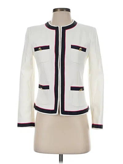 Pre-owned Zara Basic Jacket In Ivory