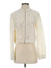 Zara Basic Jacket In Ivory
