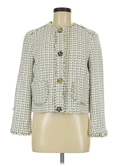 Pre-owned Zara Basic Jacket In Ivory
