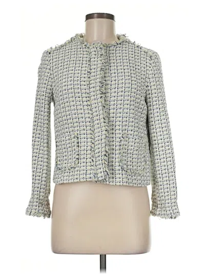 Pre-owned Zara Basic Jacket In Ivory