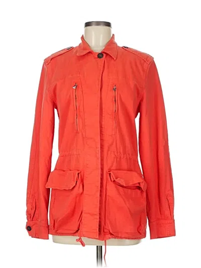 Pre-owned Zara Basic Jacket In Orange