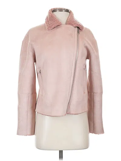 Pre-owned Zara Basic Jacket In Pink