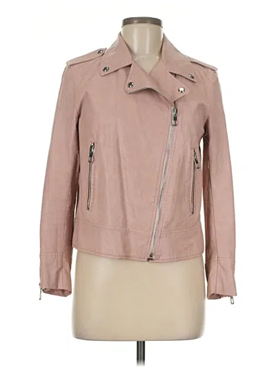 Pre-owned Zara Basic Jacket In Pink