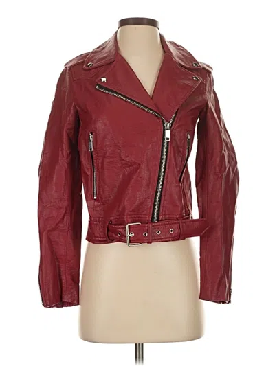 Pre-owned Zara Basic Jacket In Red