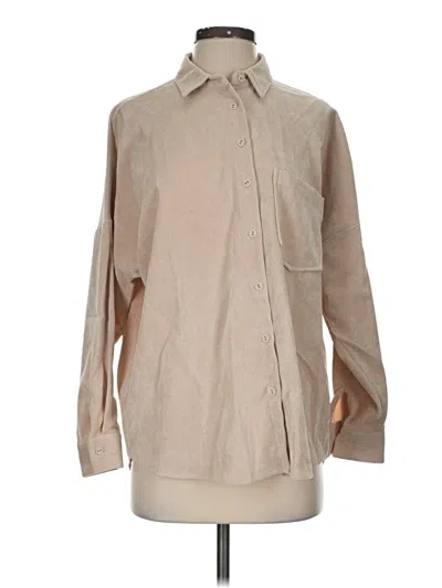 Pre-owned Zara Basic Jacket In Tan