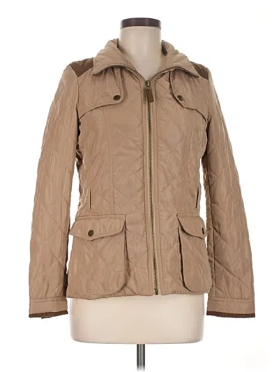 Pre-owned Zara Basic Jacket In Tan