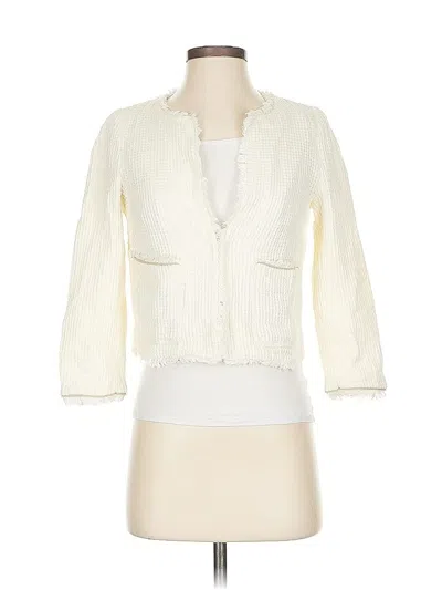 Pre-owned Zara Basic Jacket In White