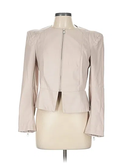 Pre-owned Zara Basic Jacket In White