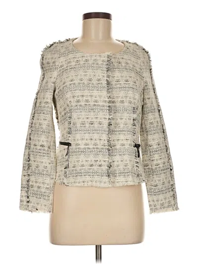 Pre-owned Zara Basic Jacket In White