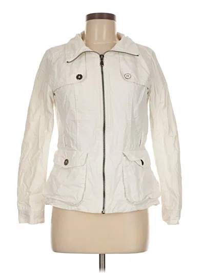 Pre-owned Zara Basic Jacket In White