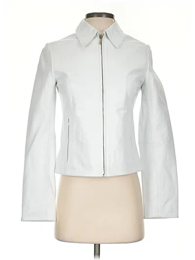 Pre-owned Zara Basic Jacket In White