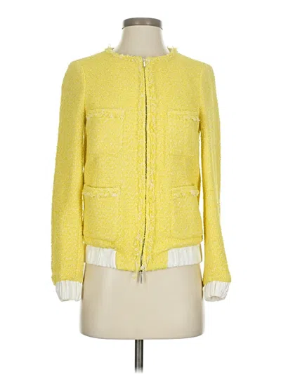 Pre-owned Zara Basic Jacket In Yellow