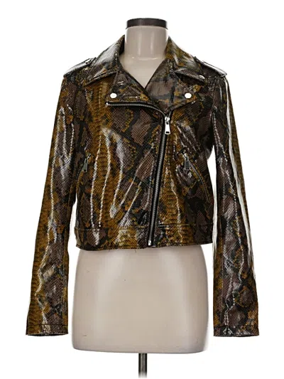 Pre-owned Zara Basic Jacket In Yellow