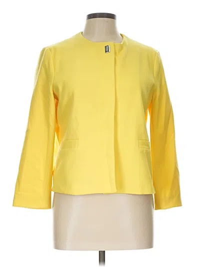 Pre-owned Zara Basic Jacket In Yellow