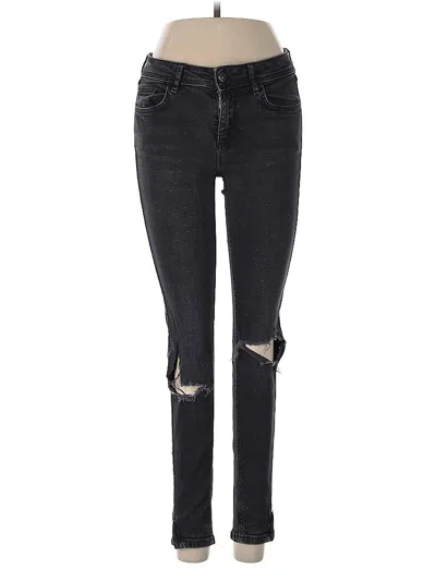Pre-owned Zara Basic Jeans In Black