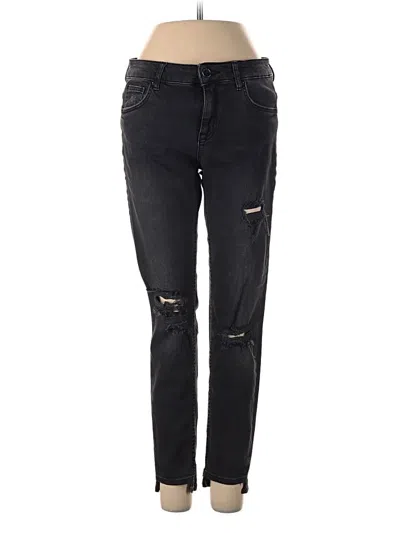 Pre-owned Zara Basic Jeans In Black