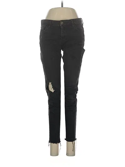 Pre-owned Zara Basic Jeans In Black