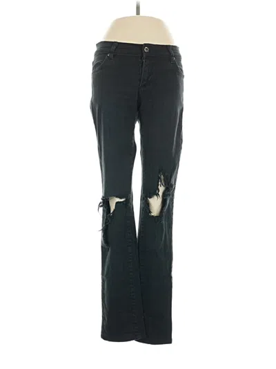 Pre-owned Zara Basic Jeans In Black