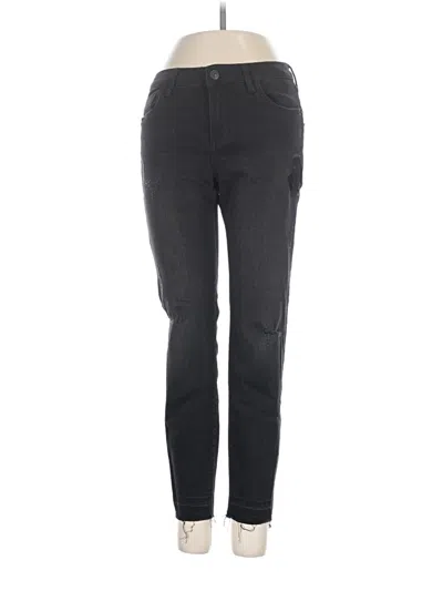 Pre-owned Zara Basic Jeans In Black