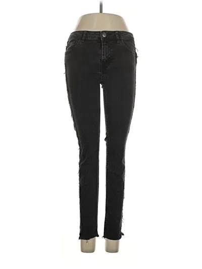 Pre-owned Zara Basic Jeans In Black