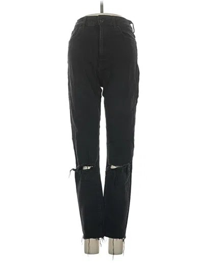 Pre-owned Zara Basic Jeans In Black