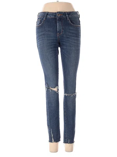 Pre-owned Zara Basic Jeans In Blue