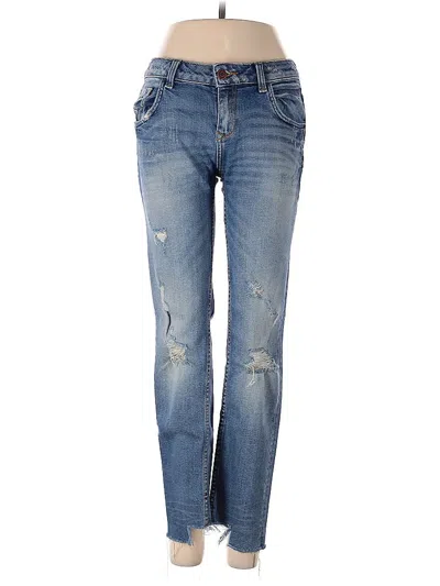Pre-owned Zara Basic Jeans In Blue