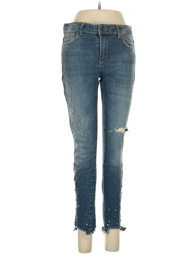 Pre-owned Zara Basic Jeans In Blue