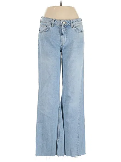 Pre-owned Zara Basic Jeans In Blue