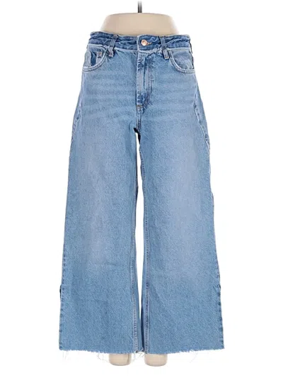 Pre-owned Zara Basic Jeans In Blue