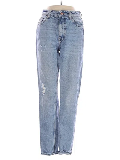 Pre-owned Zara Basic Jeans In Blue