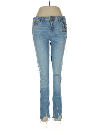 Pre-owned Zara Basic Jeans In Blue