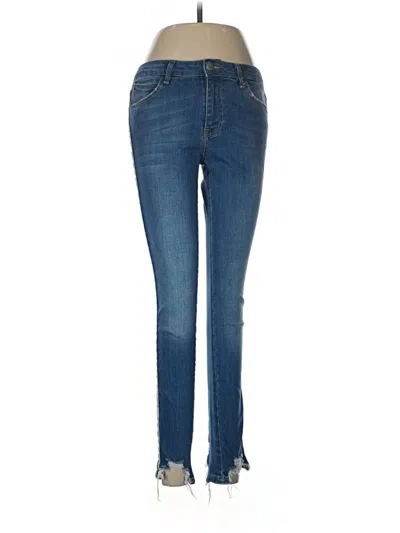 Pre-owned Zara Basic Jeans In Blue