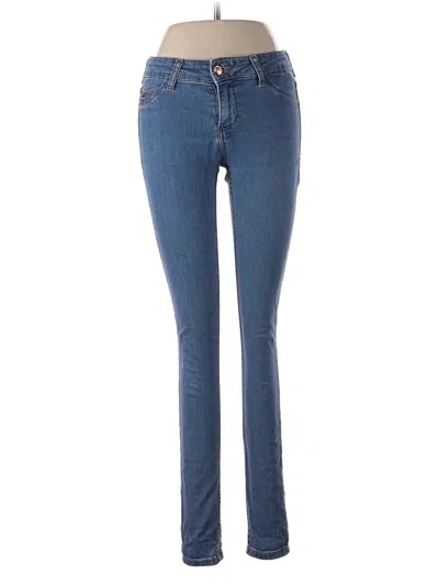 Pre-owned Zara Basic Jeans In Blue