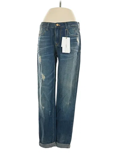 Zara Basic Jeans In Blue