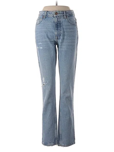 Pre-owned Zara Basic Jeans In Blue