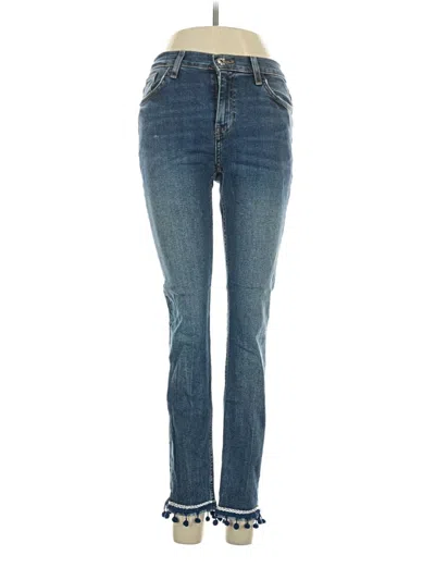 Pre-owned Zara Basic Jeans In Blue