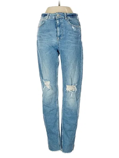 Pre-owned Zara Basic Jeans In Blue